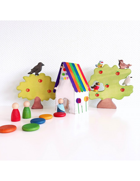 Appelboom voor vogels Holztiger