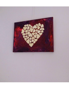 Houten knutselvormpjes hartje 2