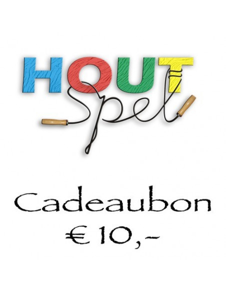 Houtspel cadeaubon 10,-