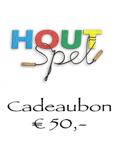 Houtspel cadeaubon 50,-