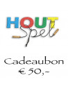 Houtspel cadeaubon 50,-