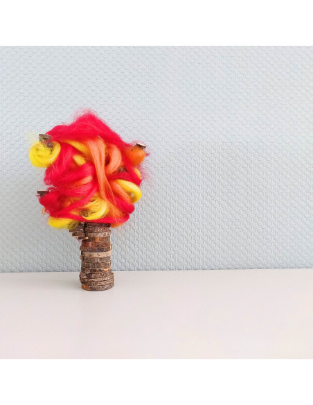 Knutsel houtplakjes groot