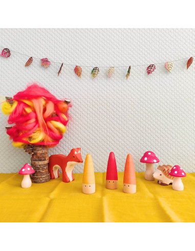 Knutsel paddenstoelen