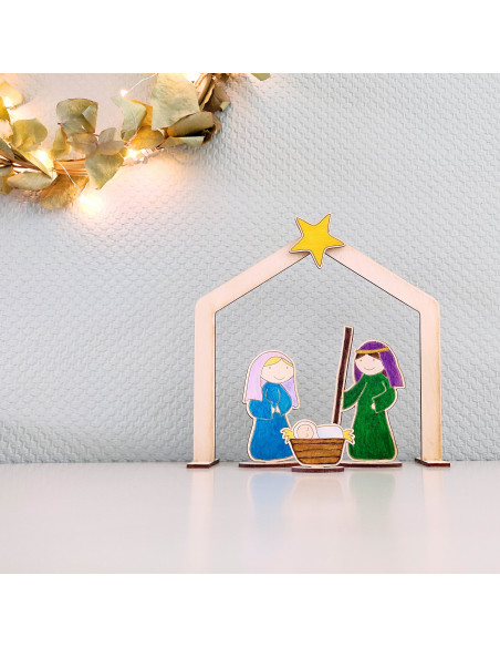 Kerststal Houtspel Kerststal Houtspel