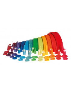 Bosbomen regenboog kegels 2