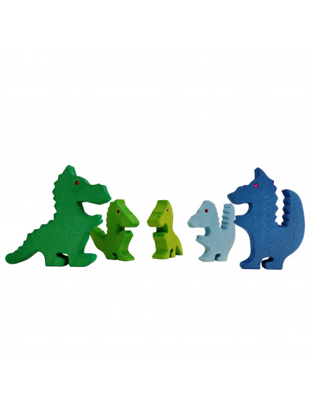 Draken set blauw Draken set blauw