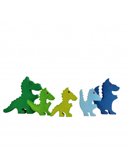 Draken set blauw Draken set blauw