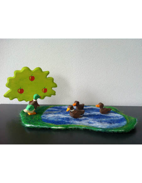 Staande eend Holztiger