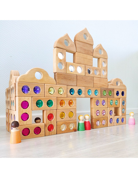 Mega glinster blokken set Mega glinster blokken set