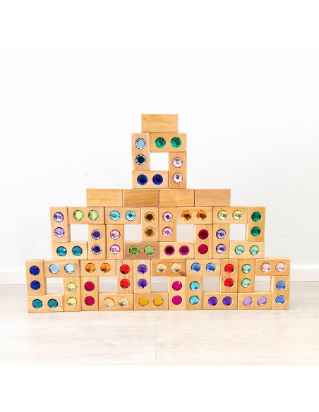 Mega glinster blokken set Mega glinster blokken set