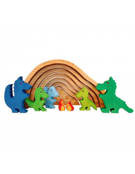 Draken set blauw Draken set blauw