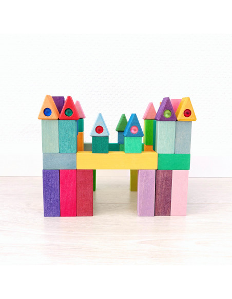 Bouwblokken klein pyramide