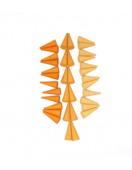 Oranje kegeltjes Oranje kegeltjes