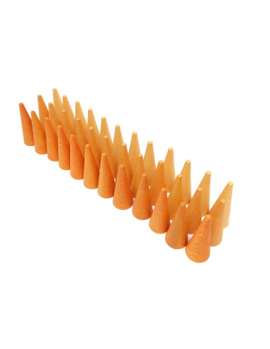Oranje kegeltjes