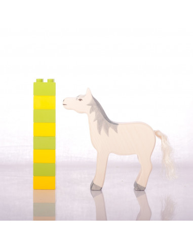 Wit paard Holztiger