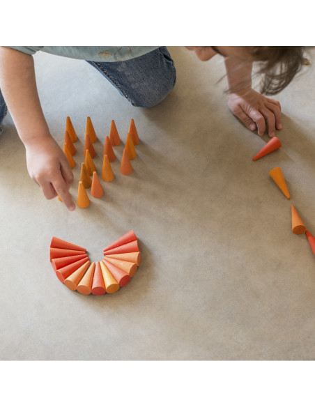 Oranje kegeltjes Oranje kegeltjes