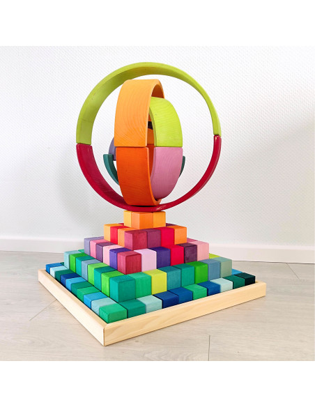 Bouwblokken pyramide groot Bouwblokken pyramide groot