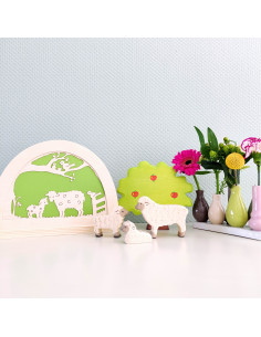 Wit schaap Holztiger 2