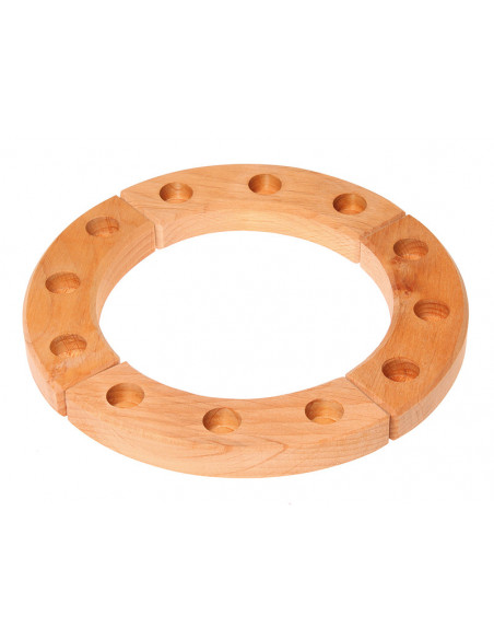 Verjaardagsring klein naturel