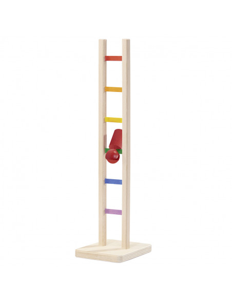 Tuimelpoppetje op trap