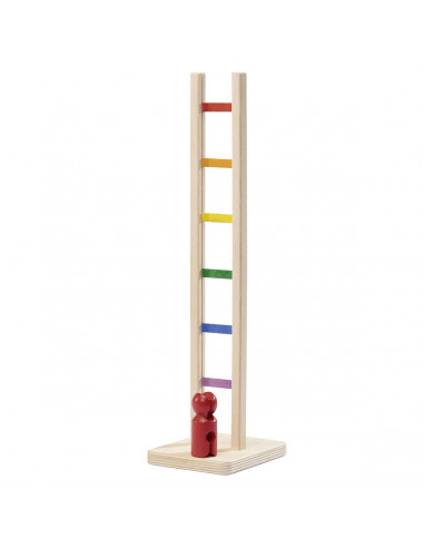 Tuimelpoppetje op trap