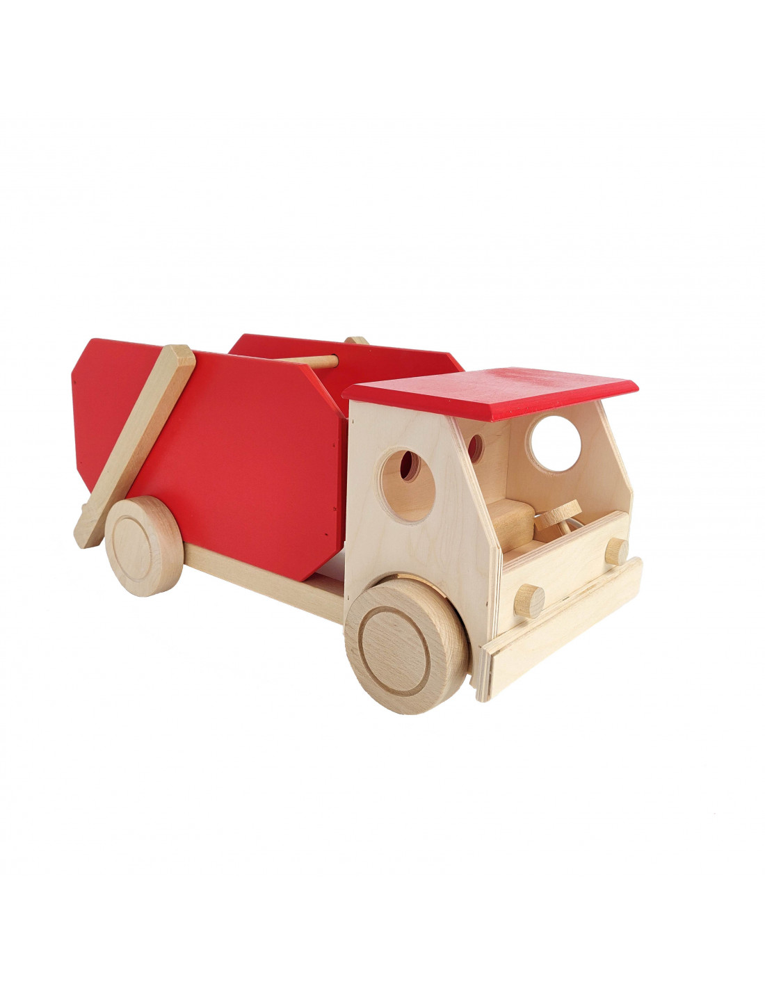Uitscheiden stam Drink water Blokken kiepwagen - Duurzaam houten speelgoed