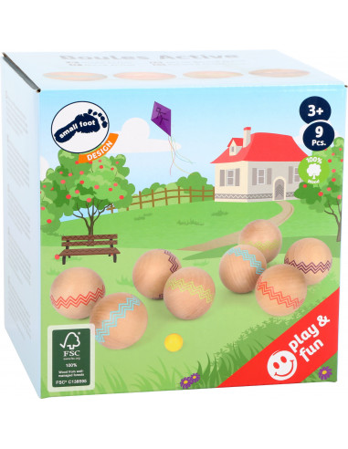 Jeu de boules spel hout