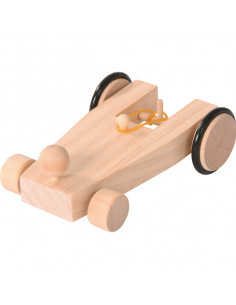 Opwindbaar raceauto bouwpakket