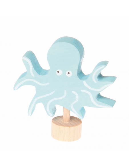 Octopus steker voor verjaardagsring Octopus steker voor verjaardagsring