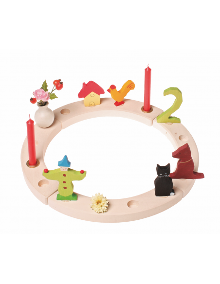 Verjaardagsring groot wit Verjaardagsring groot wit