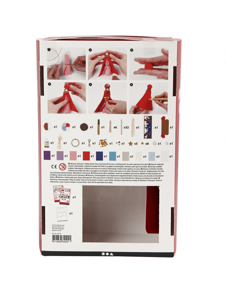 Knutsel kerststal compleet Knutsel kerststal compleet