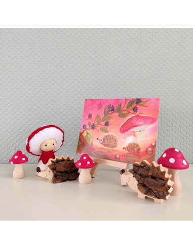 Knutsel paddenstoelen