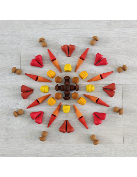 Oranje kegeltjes Oranje kegeltjes