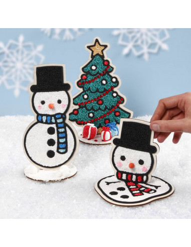 Inkleur kerstboom hout