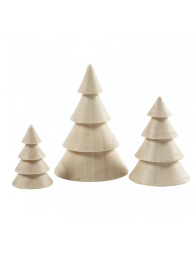 Knutsel kerstboompjes groot