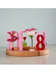 Kaars roze 2