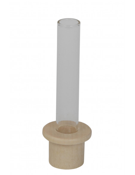 Glazen vaasje voor verjaardagsring