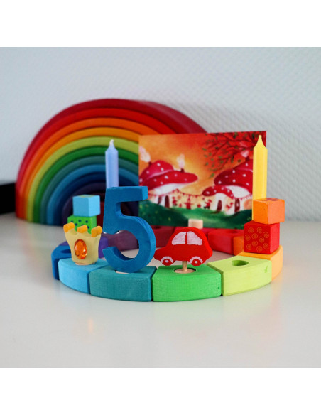 Kroon steker voor verjaardagsring