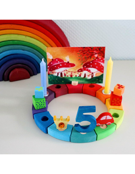 Regenboog verjaardagsring