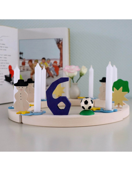 Sneeuwpop steker voor verjaardagsring Sneeuwpop steker voor verjaardagsring