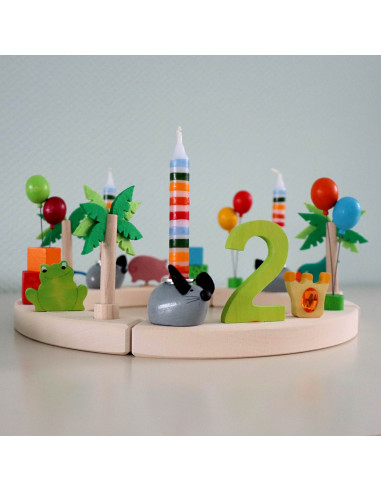 Verjaardagsring groot wit