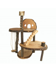 Boomstam poppenhuis 2