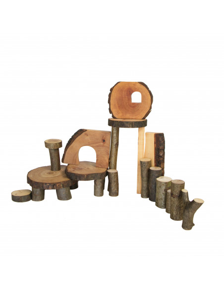 Blokkenset boomhuis klein