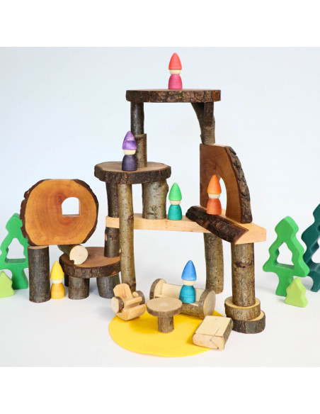 Blokkenset boomhuis klein