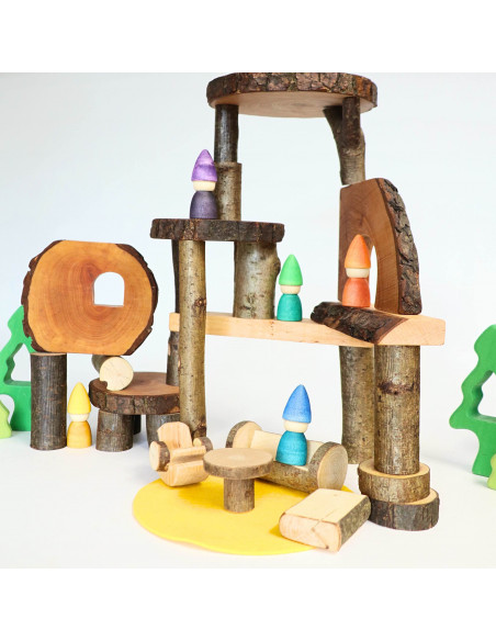 Blokkenset boomhuis klein