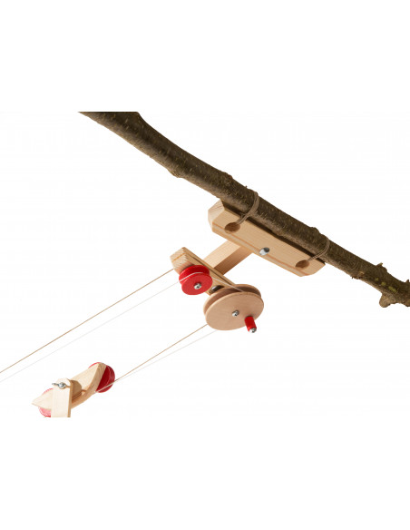 Kabelbaan met mandjes