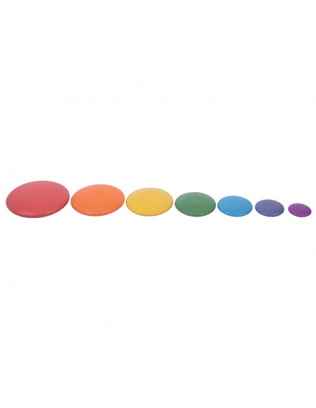Houten stenen regenboog Houten stenen regenboog