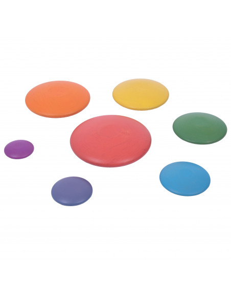 Houten stenen regenboog Houten stenen regenboog