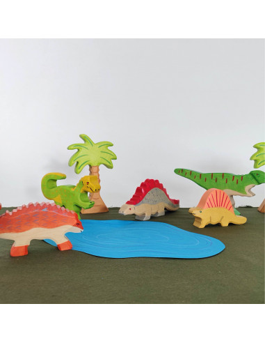 Stegosaurus dinosaurus Holztiger