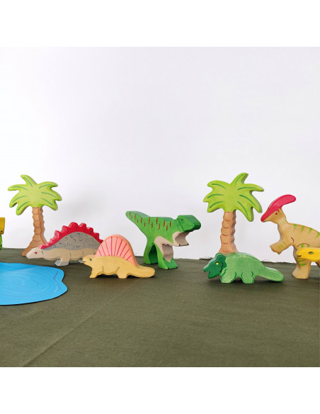 Stegosaurus dinosaurus Holztiger